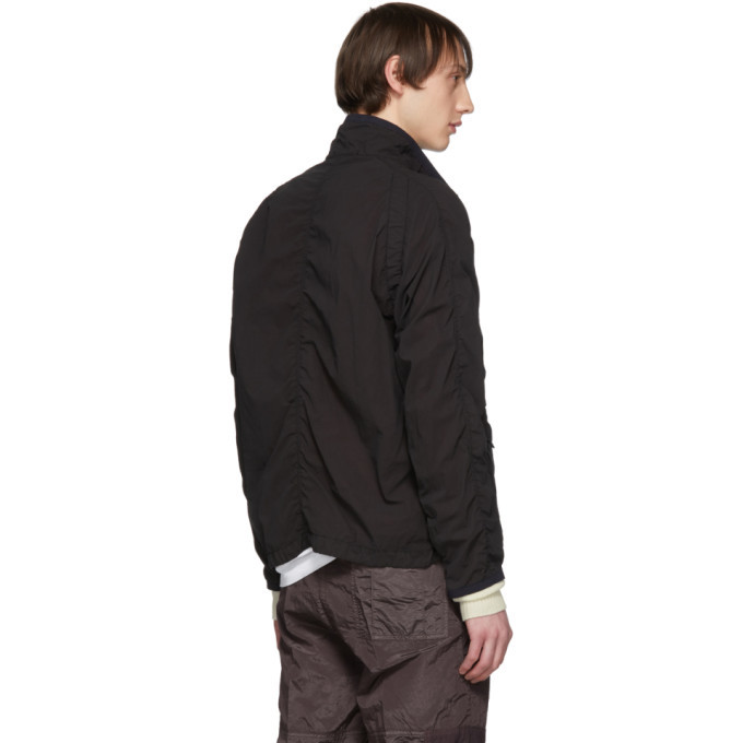 Stone Island Black Lamy Velour Jacket Stone Island