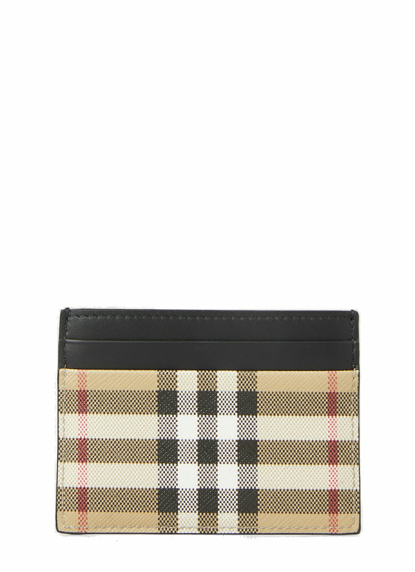 Photo: Checked Cardholder in Beige