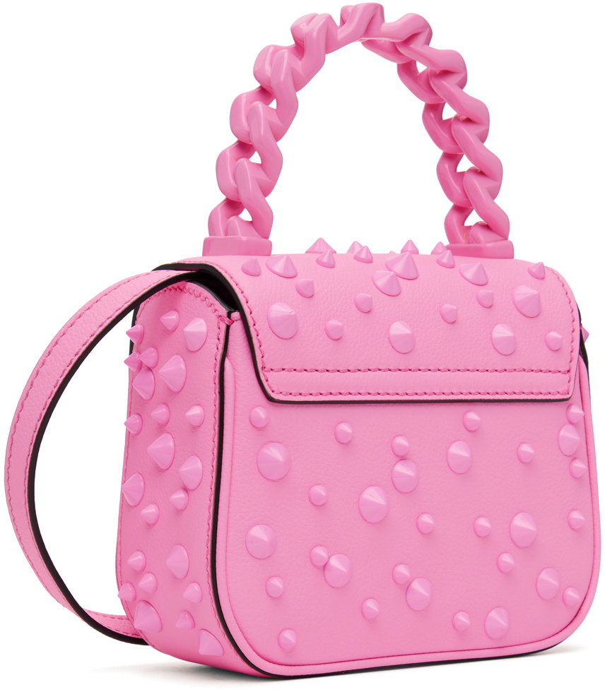 Versace Pink Mini Spiked La Medusa Bag Versace versace-pink-mini-spiked-la-medusa-bag-versace