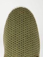 RIVIERAS - Cotton-Mesh and Canvas Espadrilles - Green