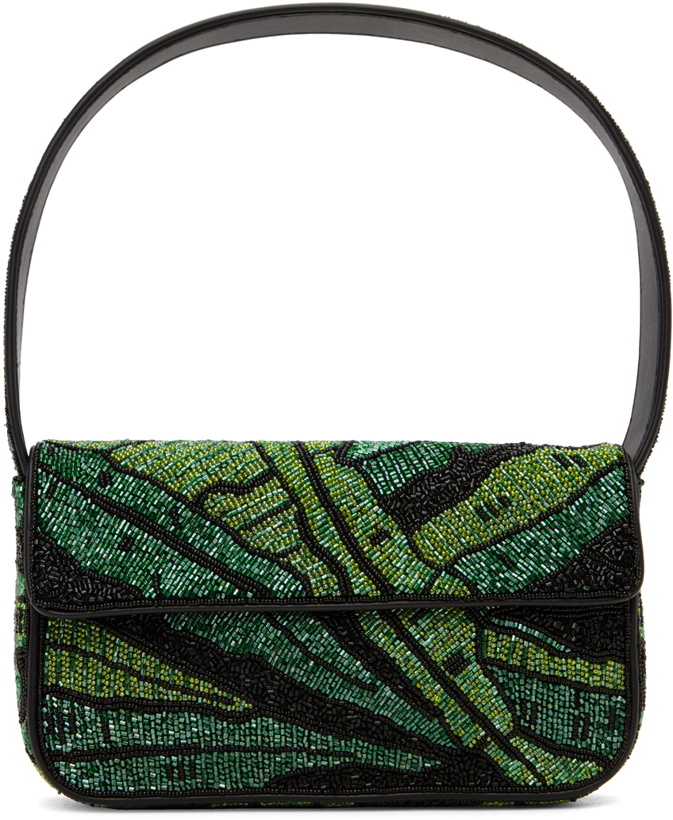 Photo: Staud Green Tommy Beaded Bag