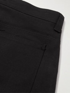 OSTRYA - Hardy Logo-Print Straight-Leg Cotton Cargo Trousers - Black