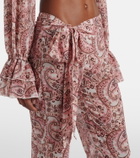Bananhot Bowie paisley flared pants