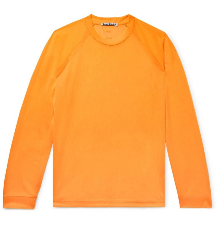 Photo: Acne Studios - Eggan Mesh T-Shirt - Bright orange