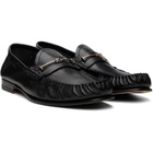 TOM FORD Black Shiny Leather Ripley Loafers