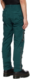 Undercoverism Green Zip Trousers