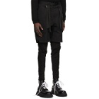 The Viridi-anne Black Nyco 3-Layer Shorts
