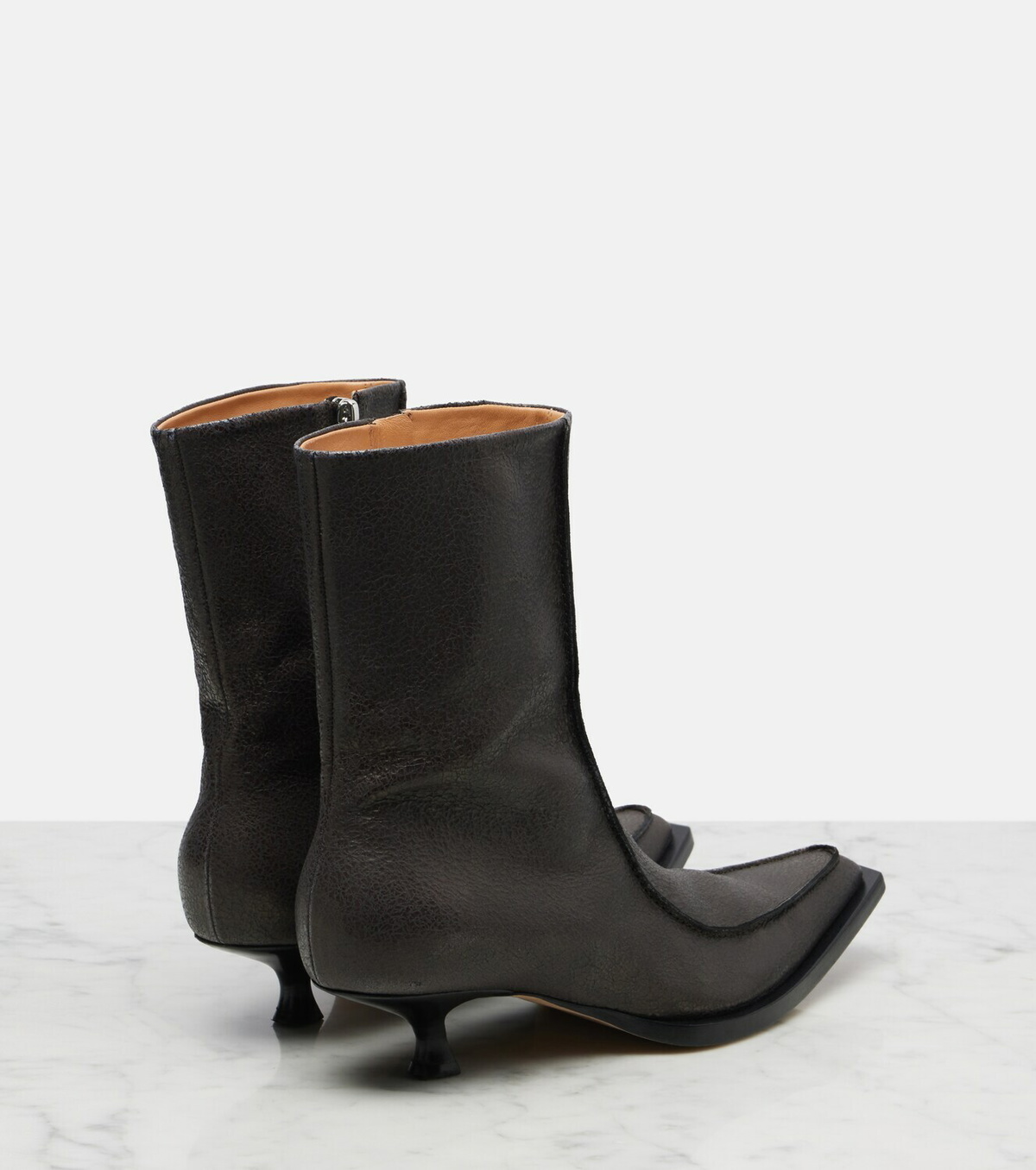 Calvin Klein Collection Jodi leather ankle boots