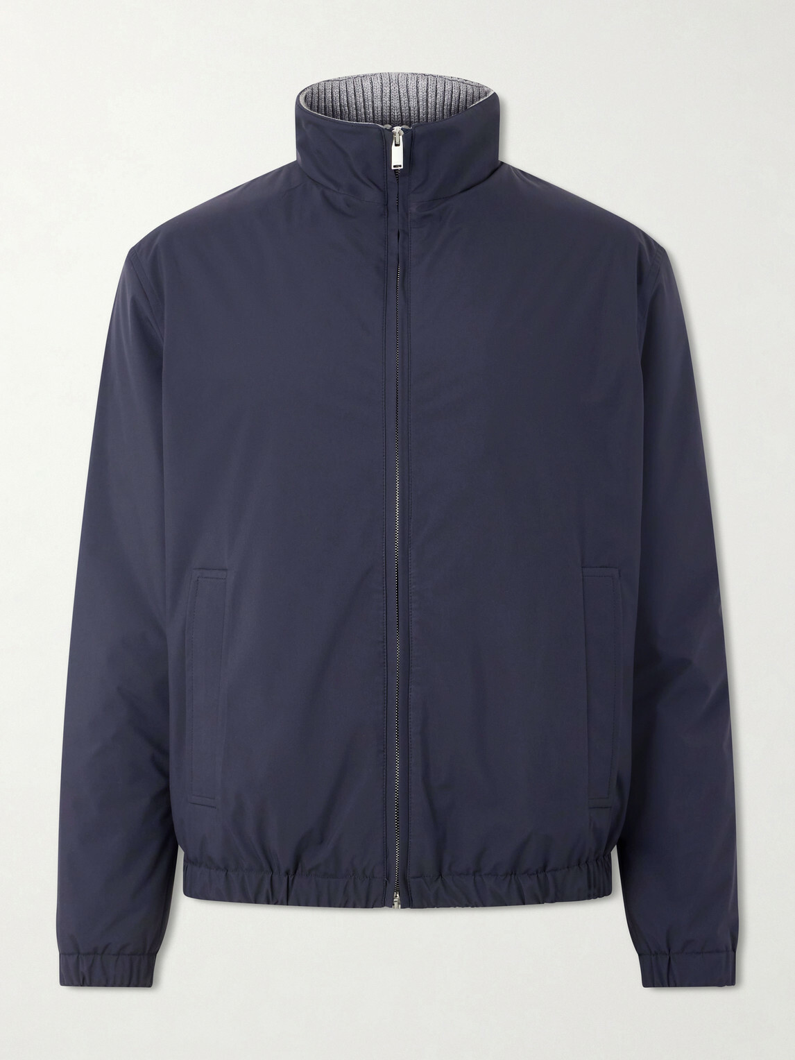 Lardini - Shell Bomber Jacket - Blue