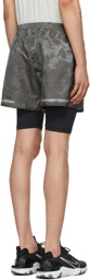 True Tribe Khaki Camo Run Steve Shorts