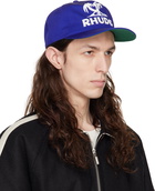 Rhude Blue Palms Cap