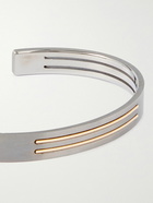 Le Gramme - 9g Titanium and 18-Karat Gold Cuff - Silver