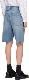 Maison Margiela Blue Cut-Off Denim Shorts