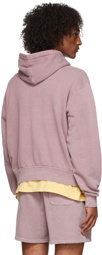 John Elliott Burgundy Interval Hoodie