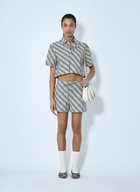 Burberry Check Drawstring Shorts