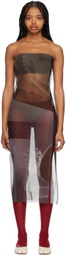 ELLISS Khaki Submerge Maxi Dress