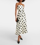 Max Mara Cippo polka-dot cotton and silk maxi dress