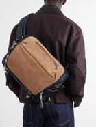 Master-Piece - Grave Suede and Shell Messenger-Bag
