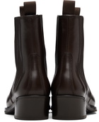 LEMAIRE Brown Vegetable-Tanned Chelsea Boots