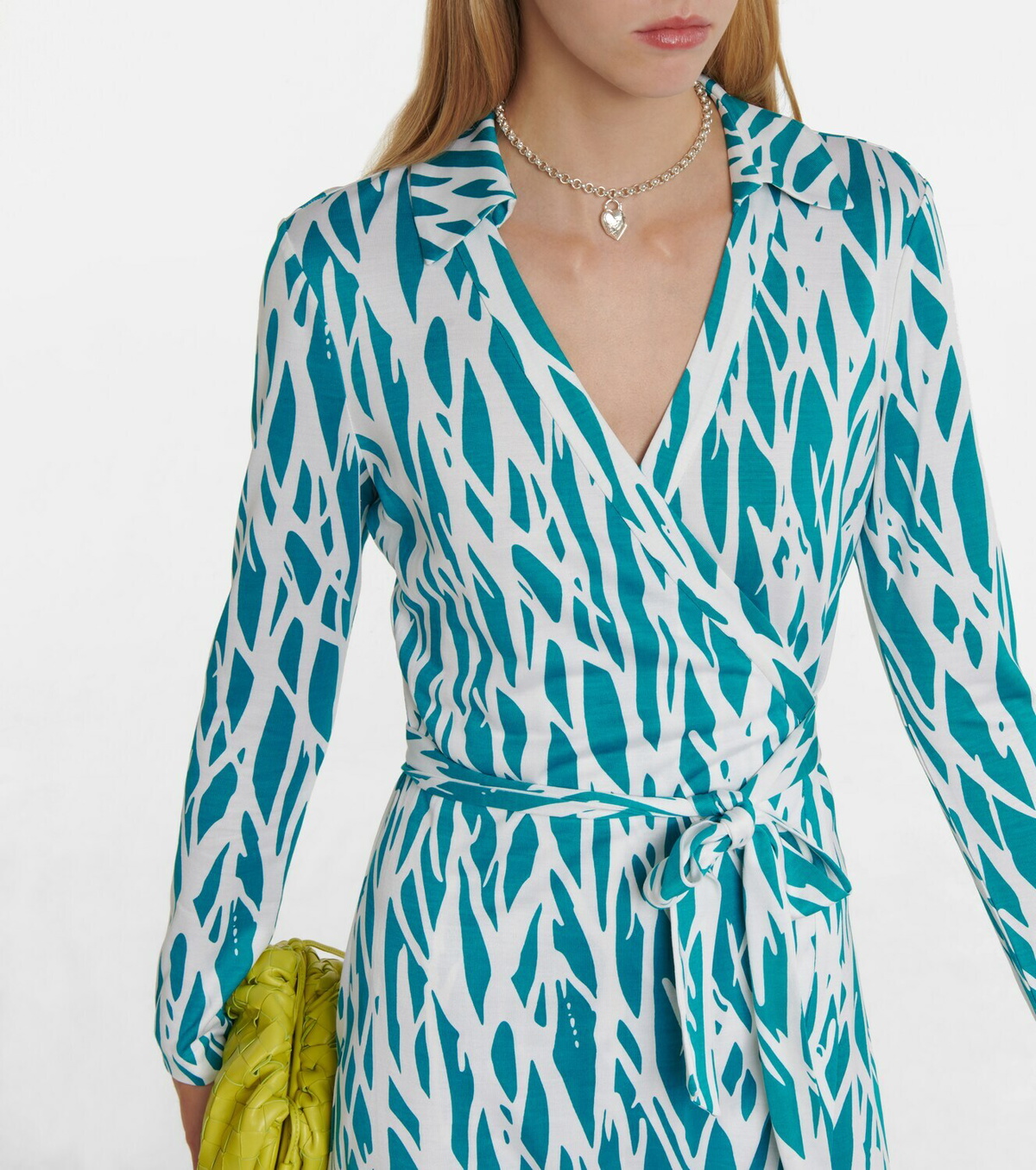 Diane von Furstenberg Jeanne wrap silk minidress