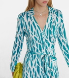 Diane von Furstenberg Jeanne wrap silk minidress