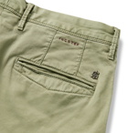Incotex - Slim-Fit Stretch-Cotton Twill Trousers - Green