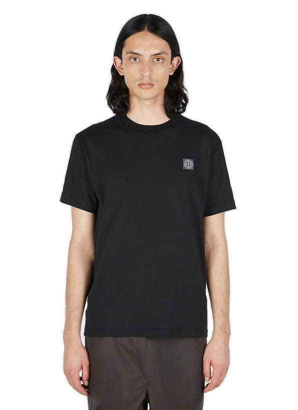 Photo: Stone Island - Compass Patch T-Shirt in Black