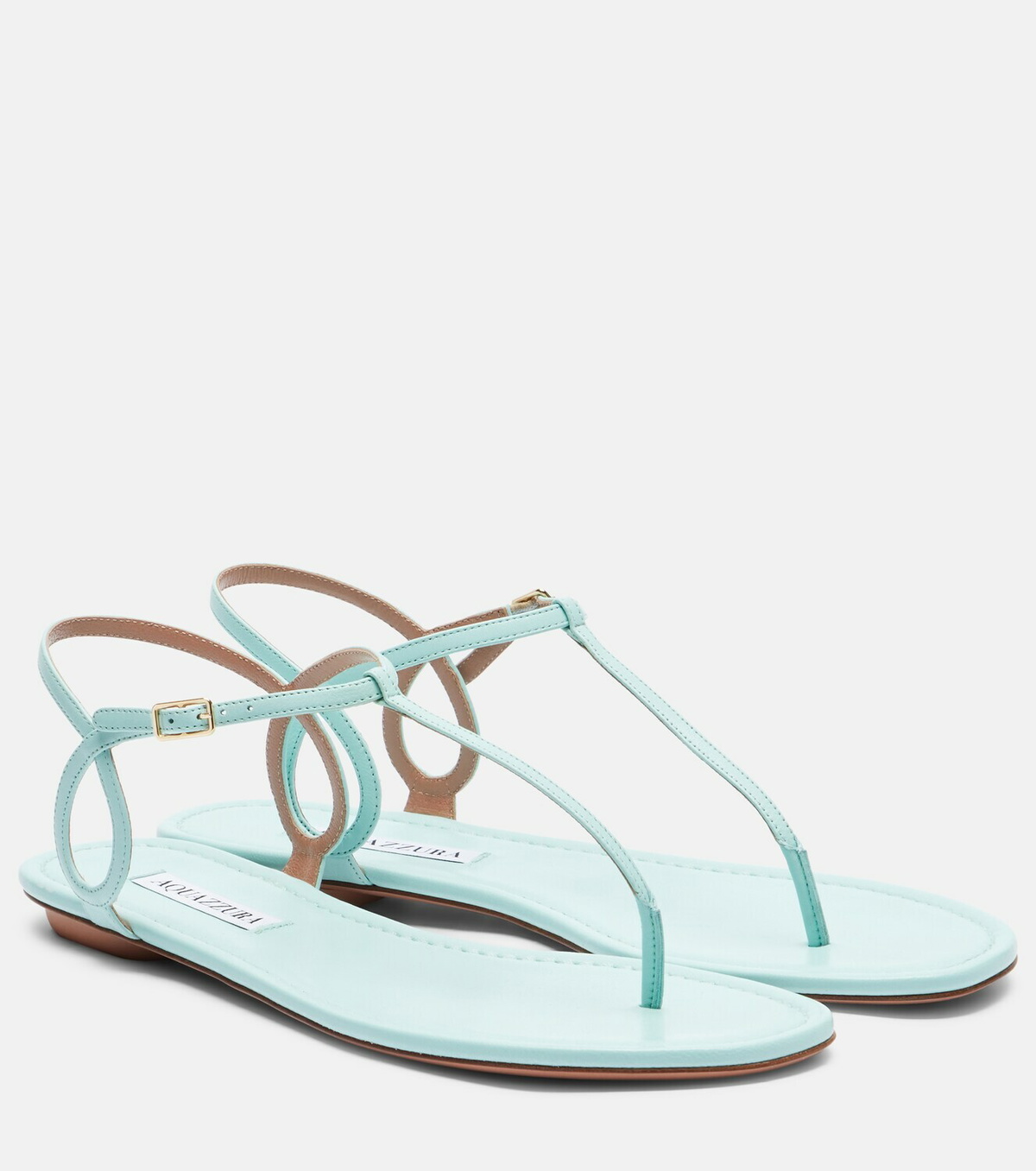 Aquazzura Almost Bare leather thong sandals