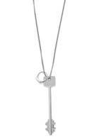 Rabanne Key Necklace - Silver - One Size