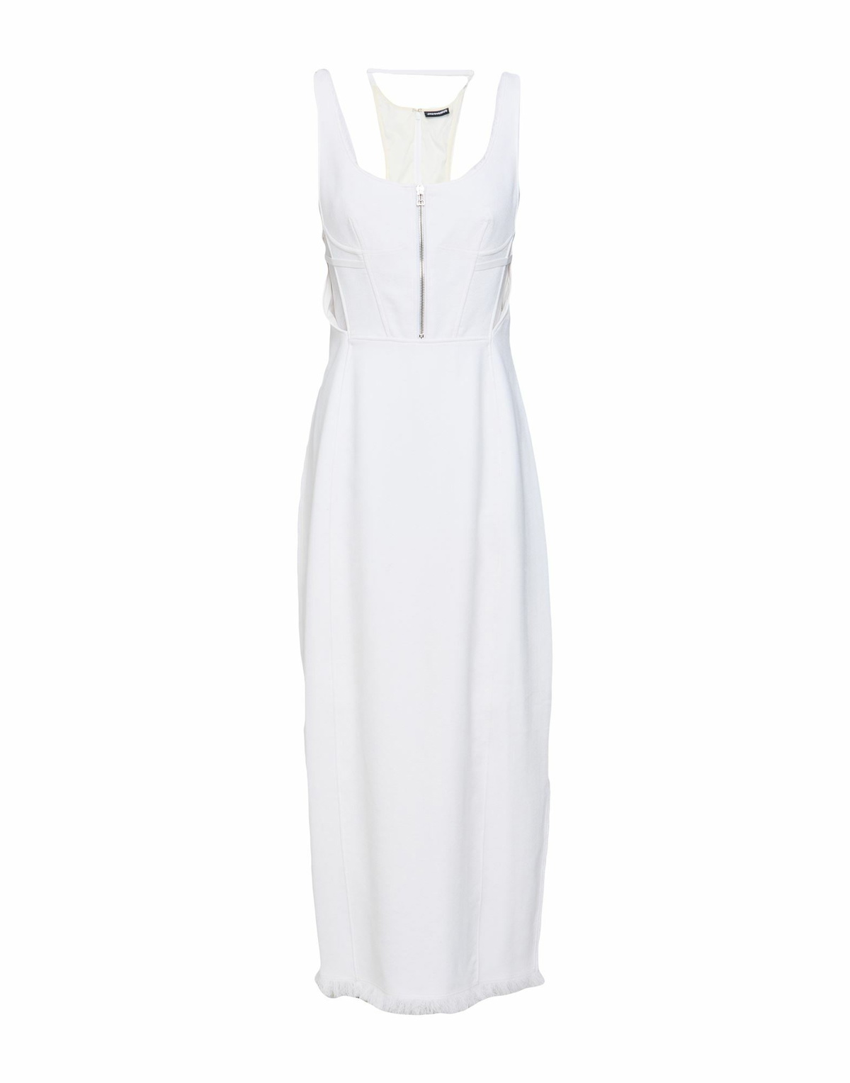 Jacquemus Womens Midi dress Ivory