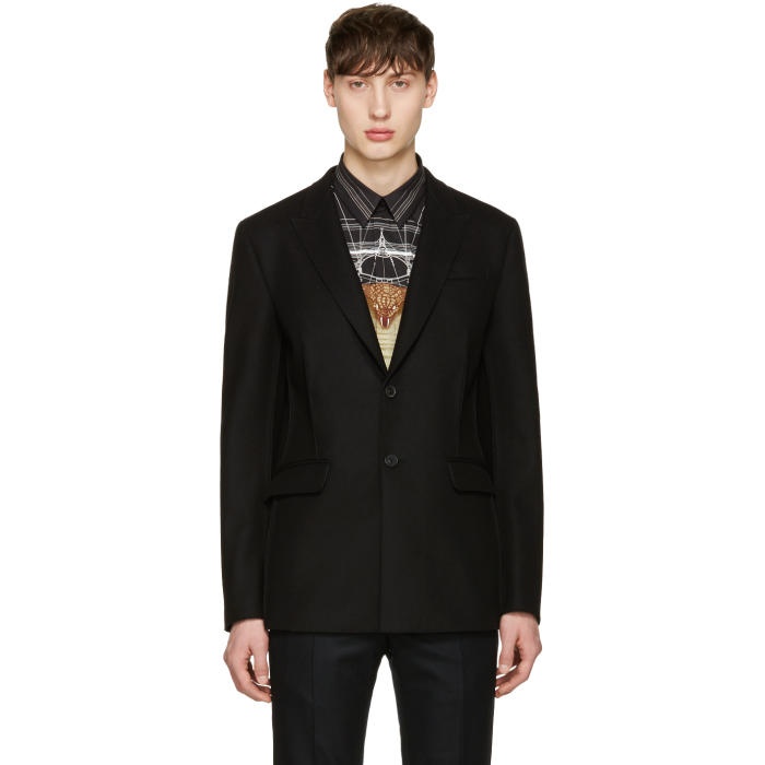 Photo: Givenchy Black Deconstructed Jacket