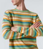 Acne Studios Face striped cotton sweater