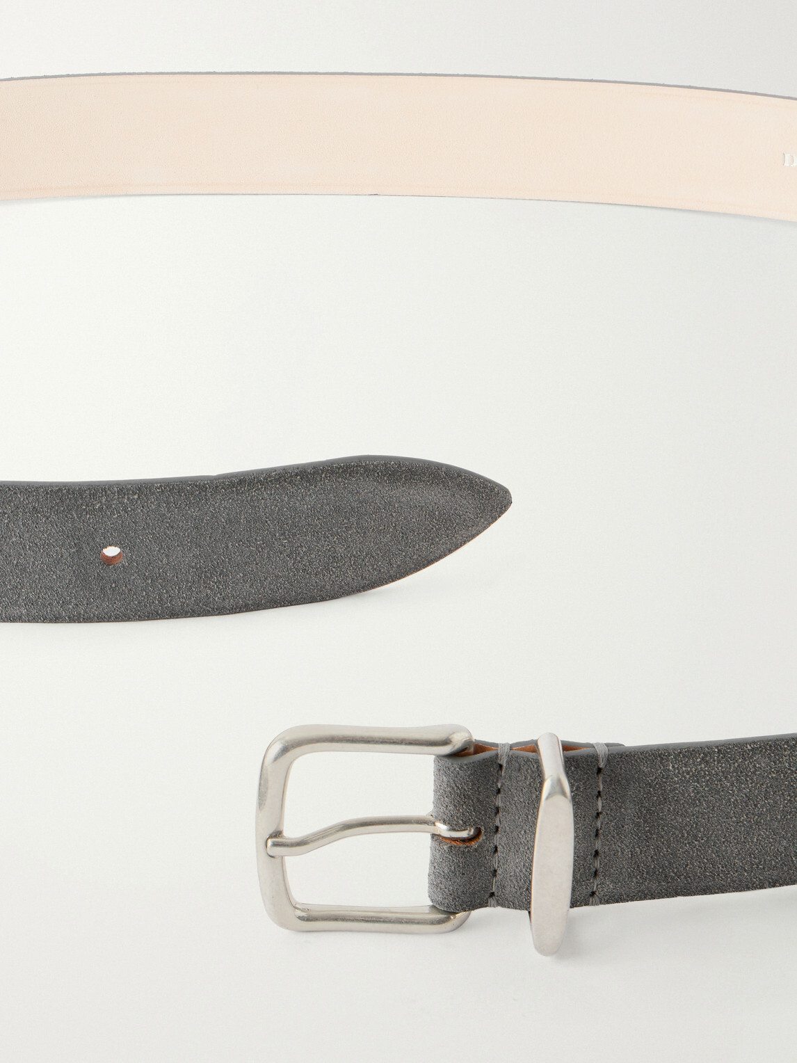 Déhanche - Jorre 2.5cm Suede Belt - Gray