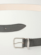 Déhanche - Jorre 2.5cm Suede Belt - Gray