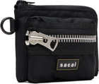 sacai Black Pocket Fragment Pouch