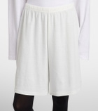 The Row Larissa cotton Bermuda shorts