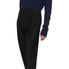 Bottega Veneta SSENSE Exclusive Black Light Felt Wool Trousers