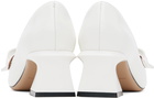 SHUSHU/TONG SSENSE Exclusive White Pointed Heels