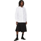 Simone Rocha White Turbo Beaded Easy Shirt
