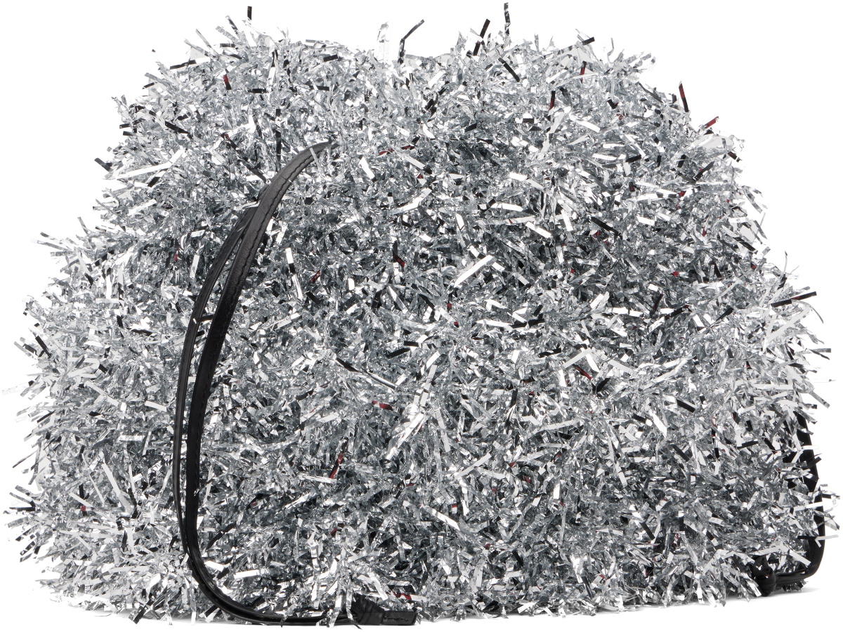 doublet Silver Cheerleading Pompon Bag
