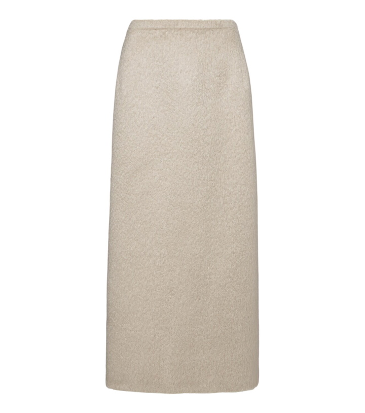 Photo: Magda Butrym Mohair and wool-blend midi skirt