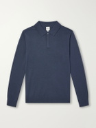 Paul Smith - Merino Wool Polo Shirt - Blue