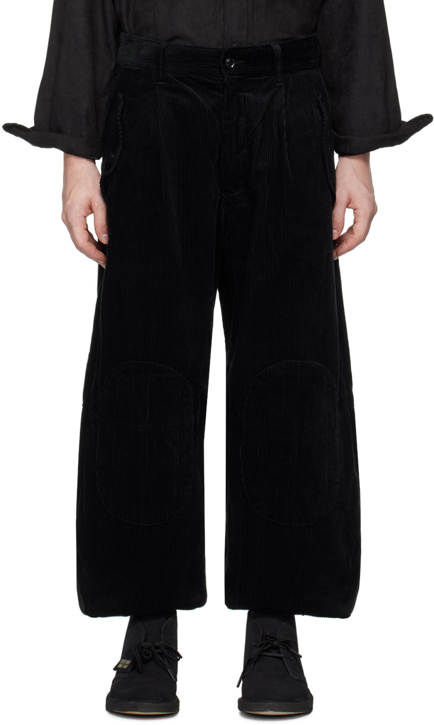 Engineered Garments IAC Pant in Black Cotton Double Cloth