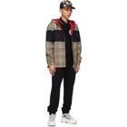 Burberry Reversible Beige and Red Vintage Check Shropshire Anorak Jacket