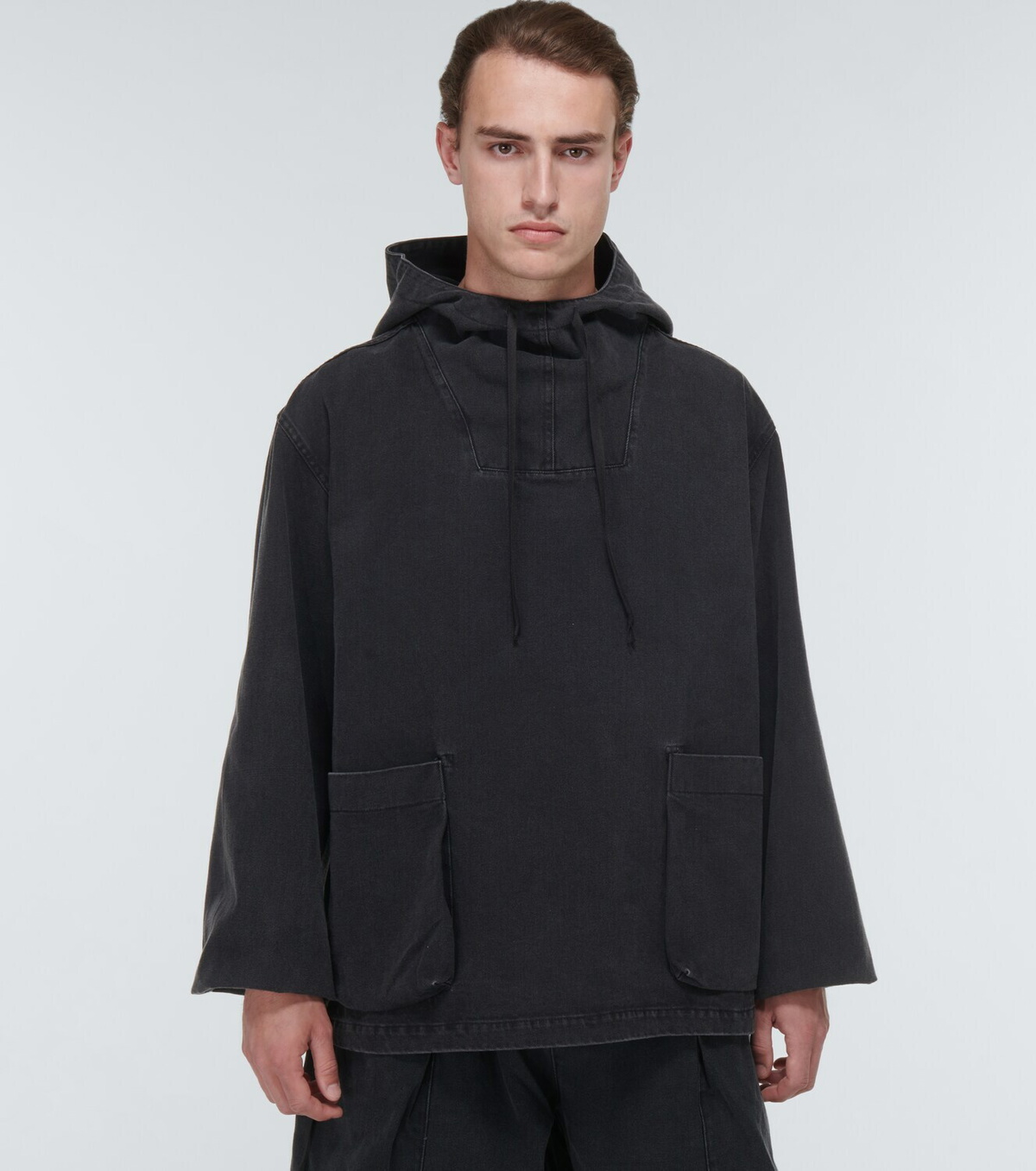 The Frankie Shop Cliff denim hoodie