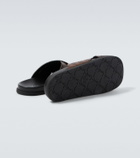 Gucci GG leather slides