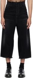NICOLAS ANDREAS TARALIS Black Column Jeans