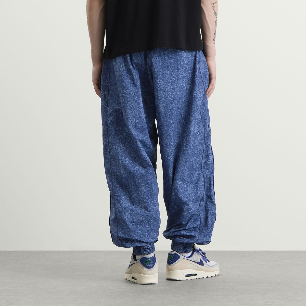 Nike Men's Club Rules AOP Track Pant in Work Blue/Volt/Obsidian
