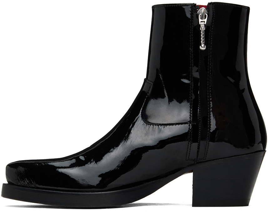 Ernest W. Baker Black Western Boots