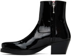 Ernest W. Baker Black Western Boots